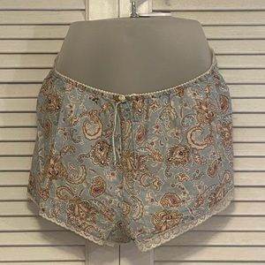 Victoria's Secret Paisley Pajama / Lounge Shorts.
